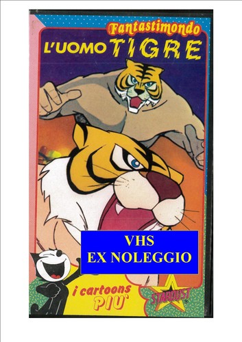 Uomo tigre vhs ex noleggio - l'uomo,