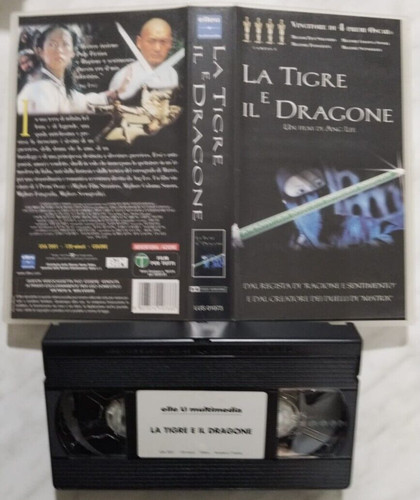 Vhs tigre il dragone - vhs,