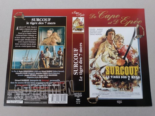 Jaquette vhs surcouf le - jaquette,